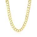 7.0mm 10k Yellow Gold Curb Chain Bids.com