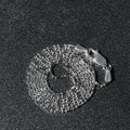 14k White Gold Diamond-Cut Bead Chain 1.0mm Bids.com