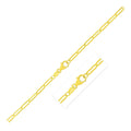 18K Yellow Gold Paperclip Chain (2.50 mm) Bids.com