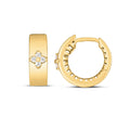 14k Yellow Gold Trilogy Diamond Clover Earrings Bids.com