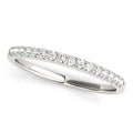 14k White Gold Diamond Scalloped Set Wedding Band (1/6 cttw) Bids.com