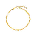 14k Yellow Gold Spaced Bead Bracelet  (3.00 mm) Bids.com