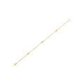 14k Yellow Gold Pearl Clover Bracelet Bids.com