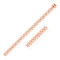 6.0mm 14k Rose Gold Classic Miami Cuban Solid Chain Bids.com