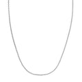 Double Extendable Cable Chain in 14k White Gold (1.40 mm) Bids.com