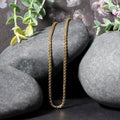 14k Yellow Gold Solid Round Box Chain 2.5 mm Bids.com