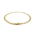 3.2mm 10k Yellow Gold Mariner Link Anklet Bids.com