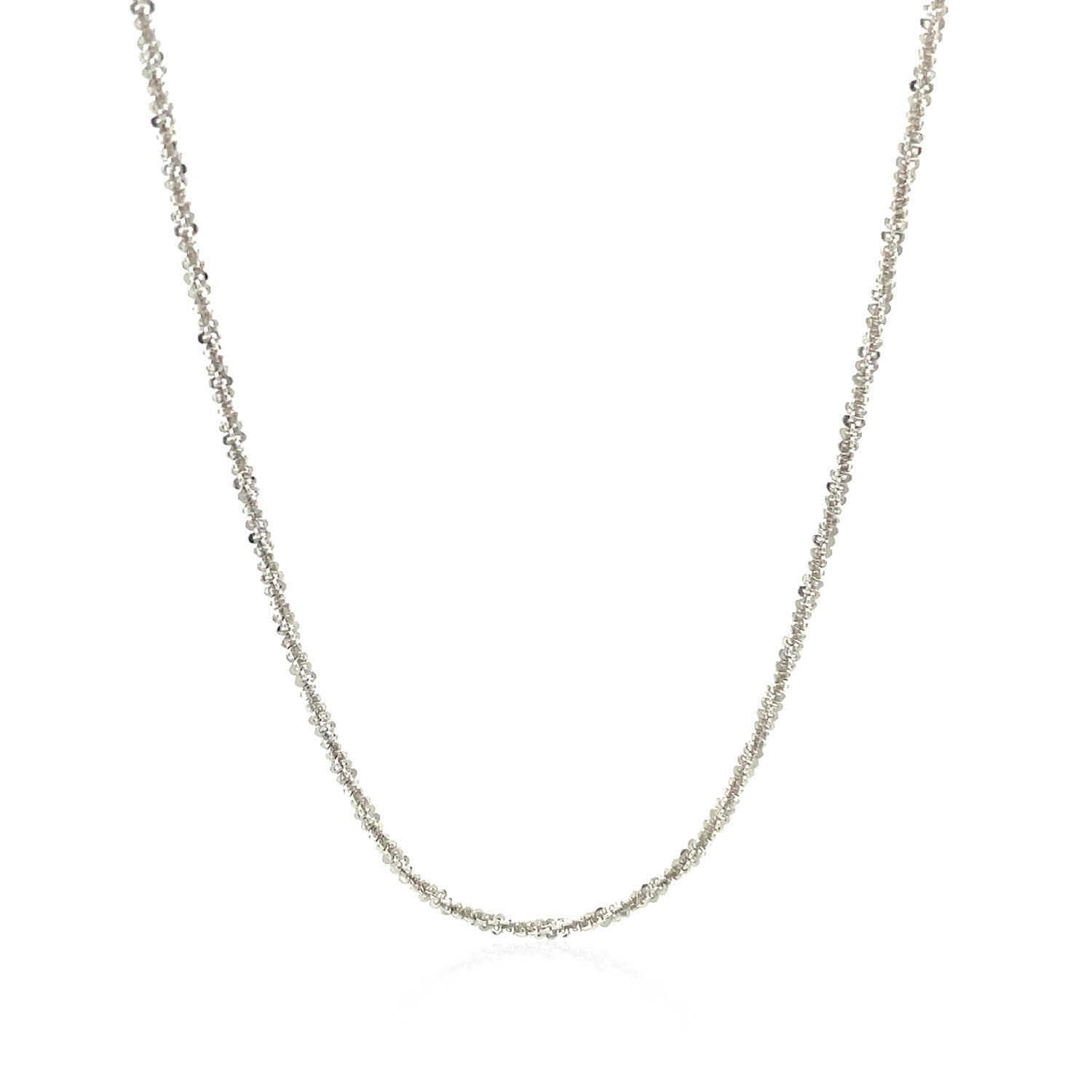Sterling Silver 1.5mm Adjustable Sparkle Chain Bids.com