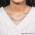 Sterling Silver 1.5mm Adjustable Sparkle Chain Bids.com