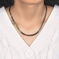 Imperial Herringbone Chain in 10k Yellow Gold (5.00 mm) Bids.com