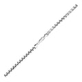 4.4mm Sterling Silver Rhodium Plated Round Box Chain Bids.com