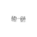 2 cttw Certified IGI Lab Grown Round Diamond Stud Earrings 14k White Gold (G/VS2) Bids.com