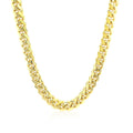 6.0mm 14k Yellow Gold Classic Miami Cuban Solid Chain Bids.com