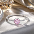 925 Sterling Silver Plated Platinum CZ Ring Size 9.0 for Women Bids.com