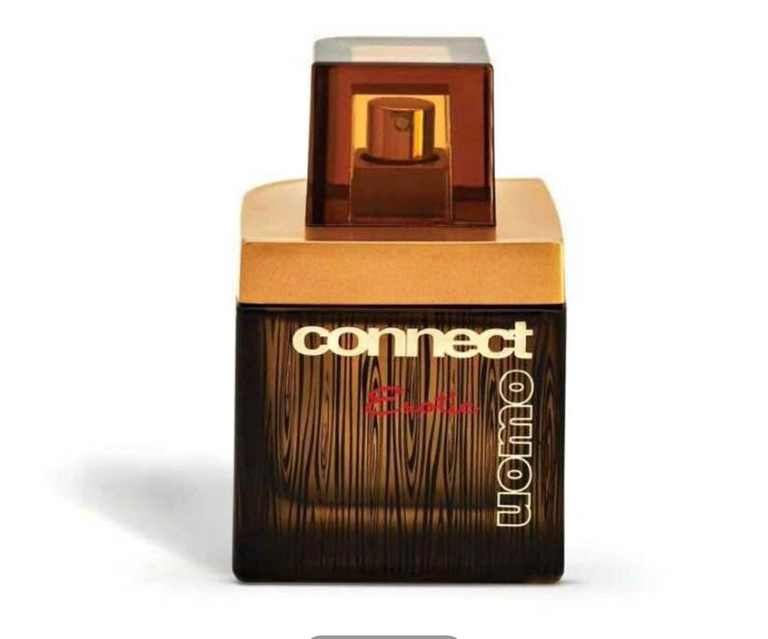 Perfume labeled 'connect