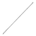 14k White Gold French Cable Link Chain (2.50 mm) Bids.com