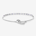 0.91 Carat Genuine Tanzanite .925 Sterling Silver Bracelet Bids.com