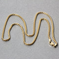 14k Yellow Gold Solid Round Box Chain 2.5 mm Bids.com