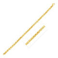 14k Yellow Gold High Polish Mens Fancy Box Bracelet (5.0mm) Bids.com