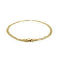 3.2mm 10k Yellow Gold Mariner Link Anklet Bids.com