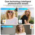 Ai Translation Smart Glasses Photochromic Bluetooth Wireless Gilles Family
