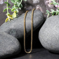14k Yellow Gold Solid Round Box Chain 2.5 mm Bids.com