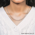 Sterling Silver 1.5mm Adjustable Sparkle Chain Bids.com