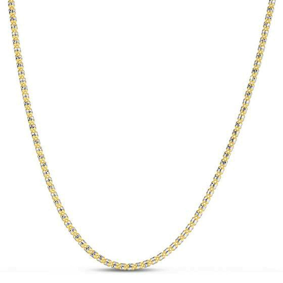 Ice Barrel Chain in 14k Yellow Gold (2.70 mm) Bids.com