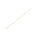 14k Yellow Gold Pearl Clover Bracelet Bids.com