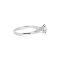 14K White Gold 1.0 Cttw Round Lab Grown Diamond 4 Prong Solitaire Engagement Ring (F-G Color, VS2-SI1 Clarity) - Ring Size 7 Bids.com