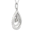 Genuine .77ct Diamond Fashion Pendants 10KT White Gold Bids.com