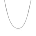 14k White Gold Gourmette Chain 1.5mm Bids.com