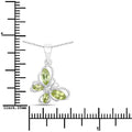 0.64 Carat Genuine Peridot .925 Sterling Silver Pendant Bids.com