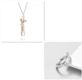 Love Hug Necklace Unisex Men Women Couple Jewelry Simple Temperament Clavicle Chain Valentines Day Lover Gift Gilles Family