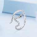 925 Sterling Silver Pavé Setting CZ Oxidized Silver Ring for Women Bids.com