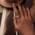 925 Sterling Silver Enamel Platinum Plated Ring Size 6 for Women Bids.com