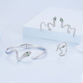 925 Sterling Silver Pavé Setting CZ Oxidized Silver Ring for Women Bids.com