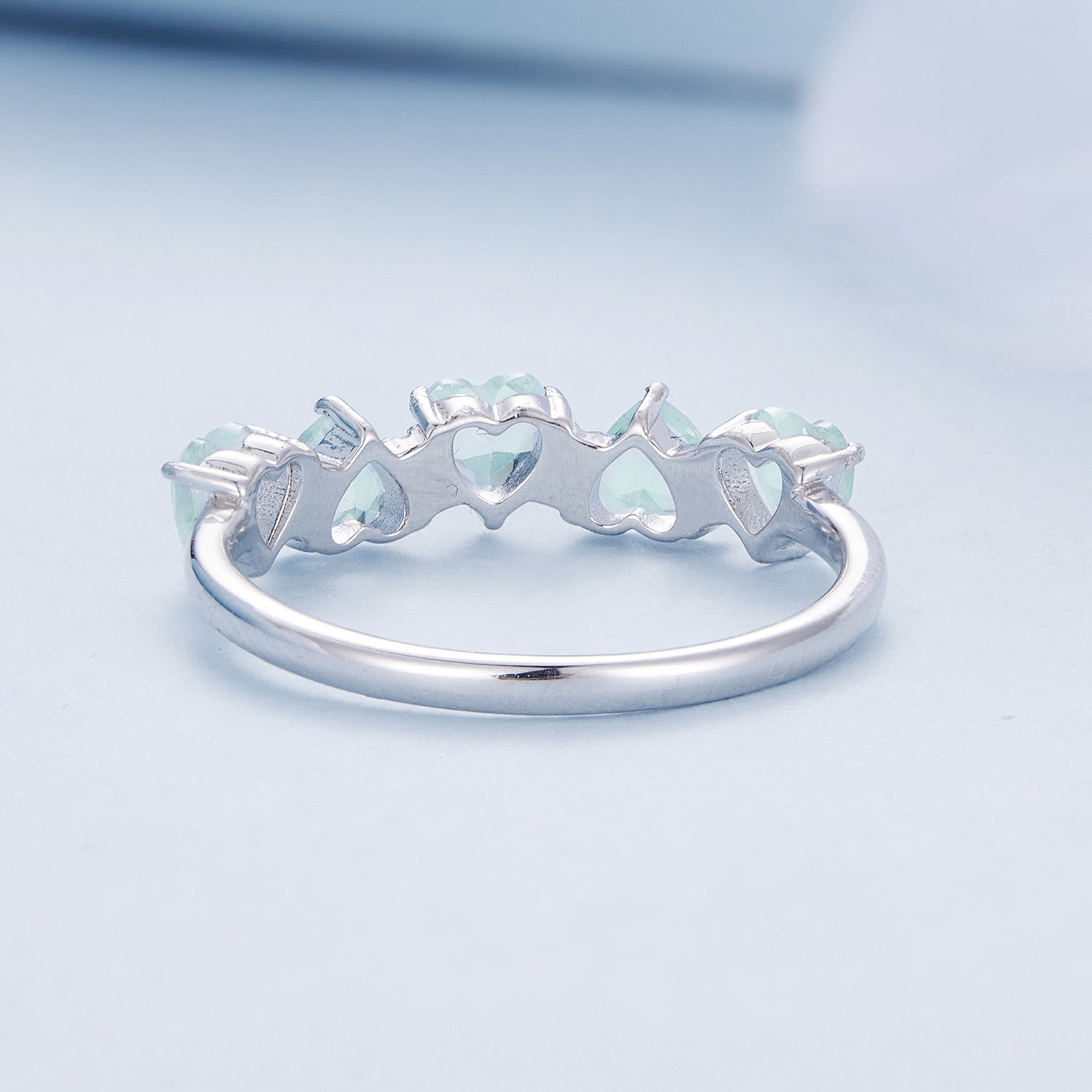 925 Sterling Silver Ring with 4.5mm Pavé Set CZ, Size 7, for Women Bids.com