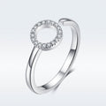 925 Sterling Silver Ring with Pavé Set CZ Bids.com
