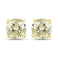 1.15 Carat Genuine LB Diamond 14K Yellow Gold Earrings Bids.com