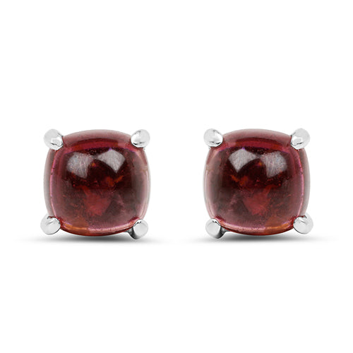2.60 Carat Genuine Pink Topaz .925 Sterling Silver Earrings Bids.com