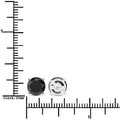 4.25 Carat Genuine Black Diamond 14K White Gold Earrings Bids.com