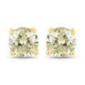 1.15 Carat Genuine LB Diamond 14K Yellow Gold Earrings Bids.com