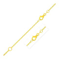 Extendable Cable Chain in 14k Yellow Gold (1.2mm) Bids.com