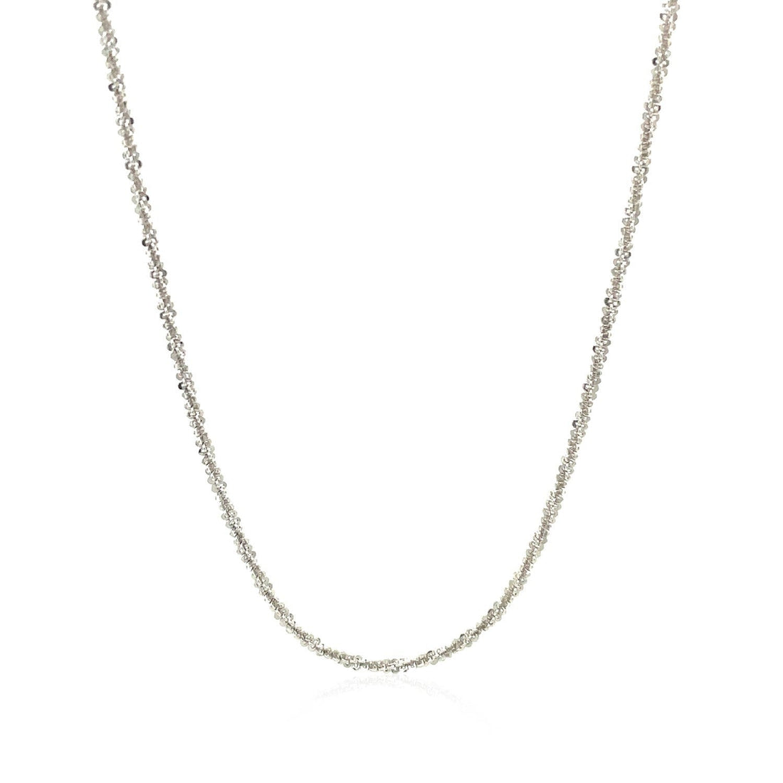 Sterling Silver 1.5mm Adjustable Sparkle Chain Bids.com