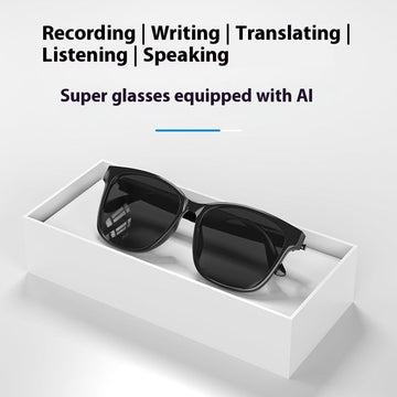 Intelligent AI Translation Wireless Bluetooth Glasses Headset Language Real-time Interpretation Gilles Family