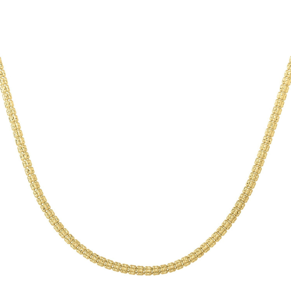 Ice Barrel Chain in 14k Yellow Gold (3.10 mm) Bids.com