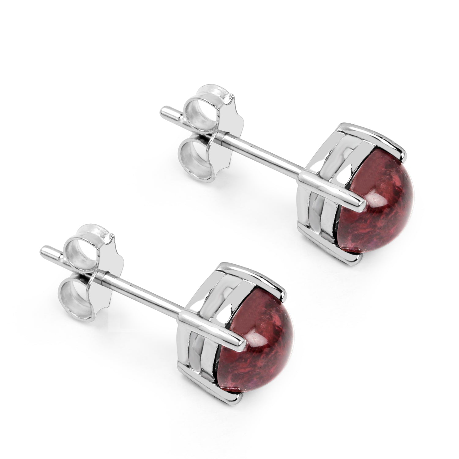 2.60 Carat Genuine Pink Topaz .925 Sterling Silver Earrings Bids.com
