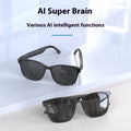 Intelligent AI Translation Wireless Bluetooth Glasses Headset Language Real-time Interpretation Gilles Family