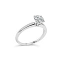 14K White Gold 1.0 Cttw Round Lab Grown Diamond 4 Prong Solitaire Engagement Ring (F-G Color, VS2-SI1 Clarity) - Ring Size 7 Bids.com